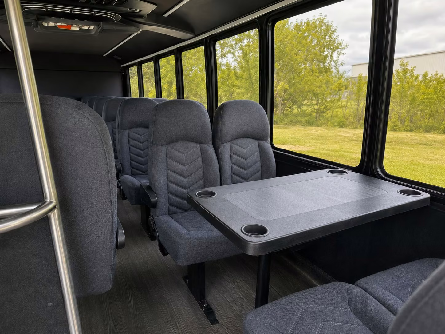 18 passenger minibus interior