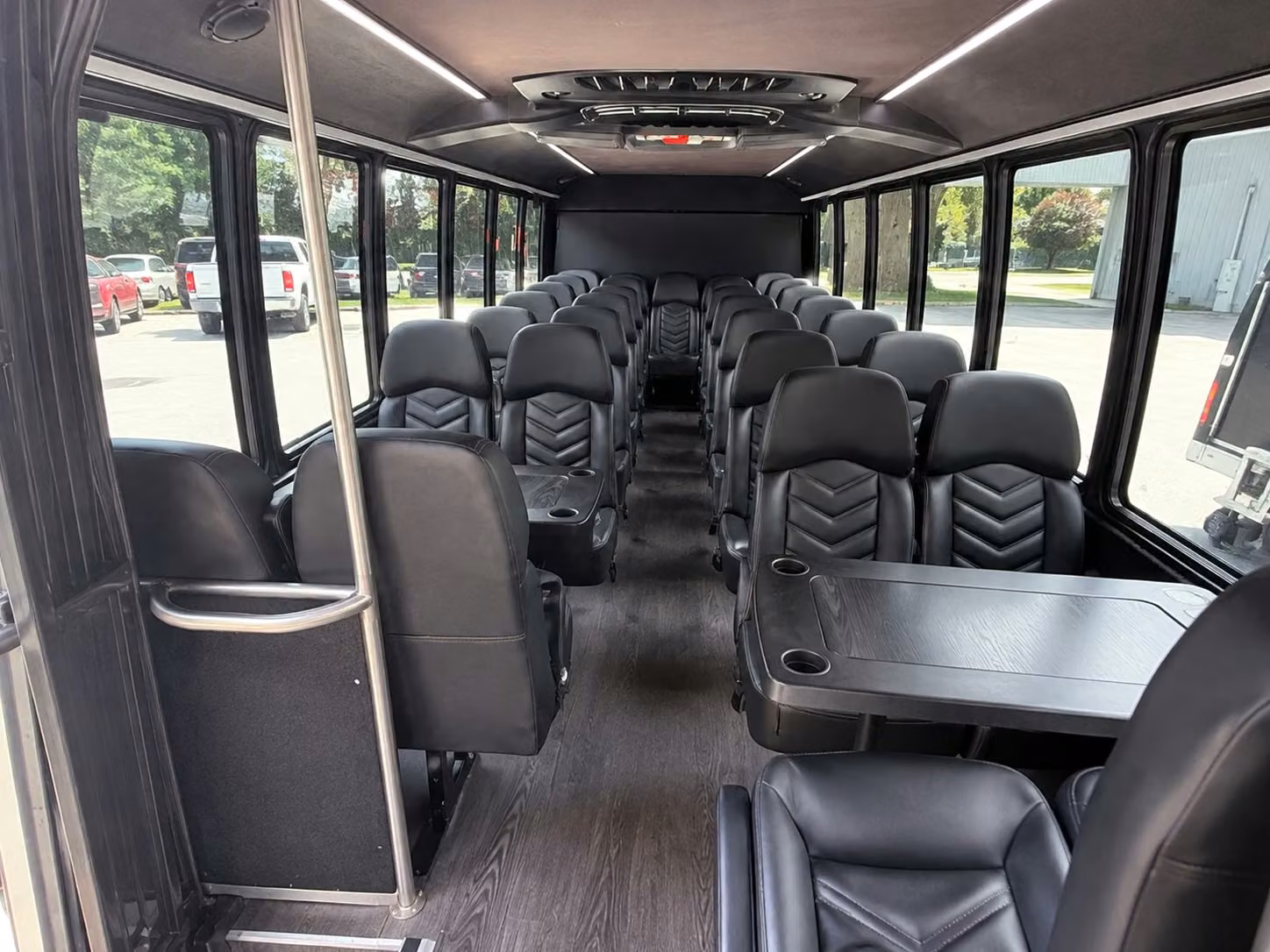 20 passenger minibus inside