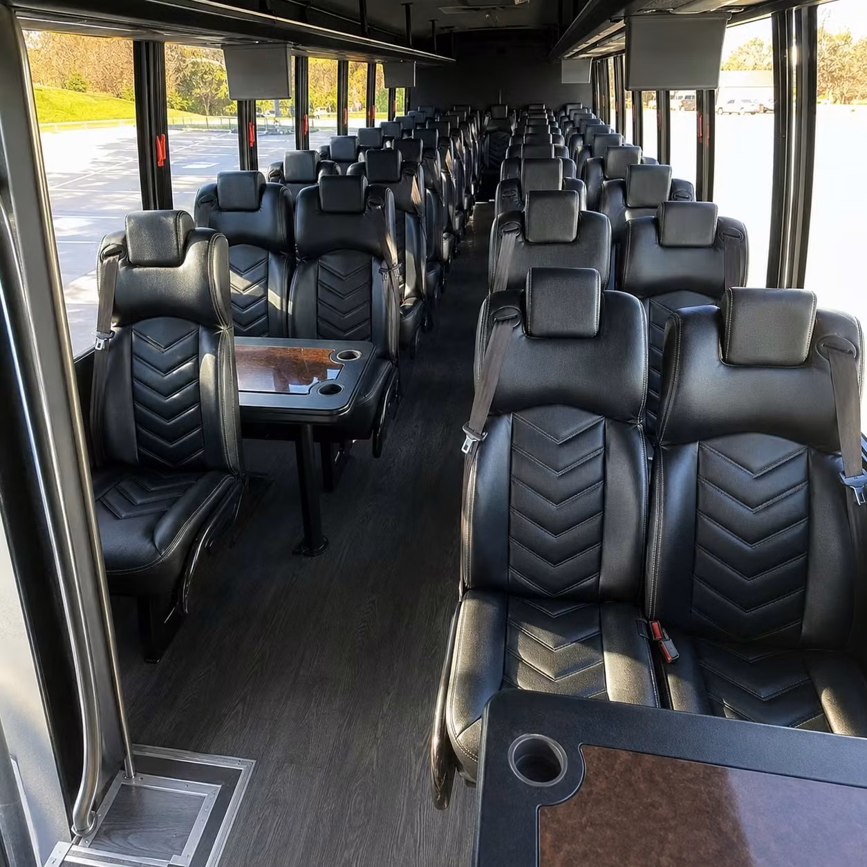 28 passenger minibus inside