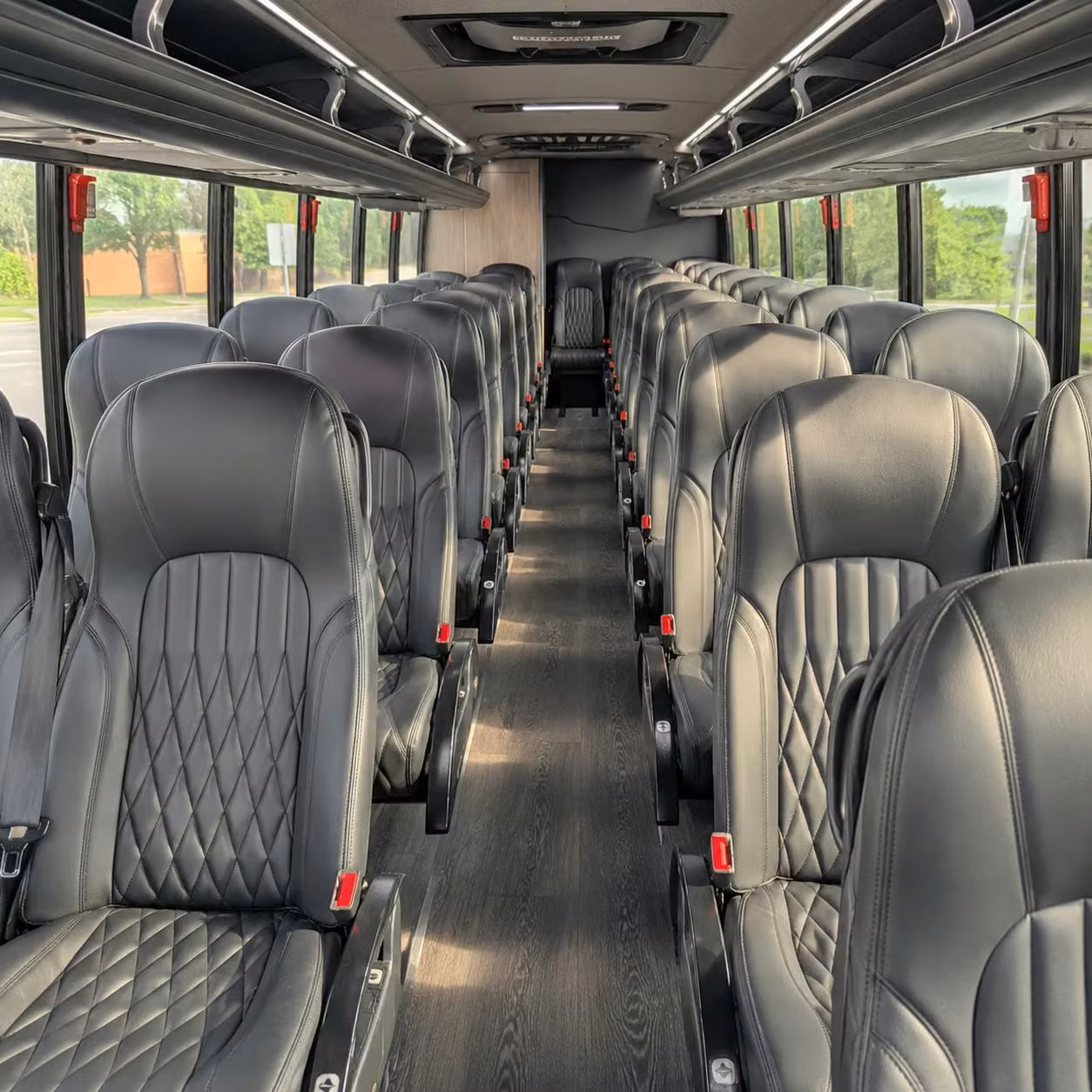 30 passenger minibus inside