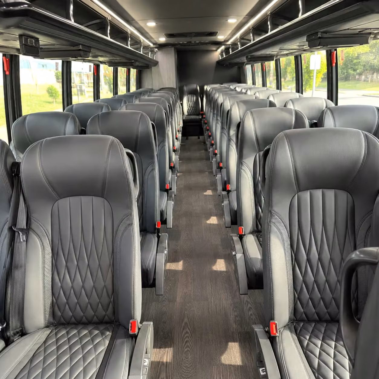 35 passenger minibus inside