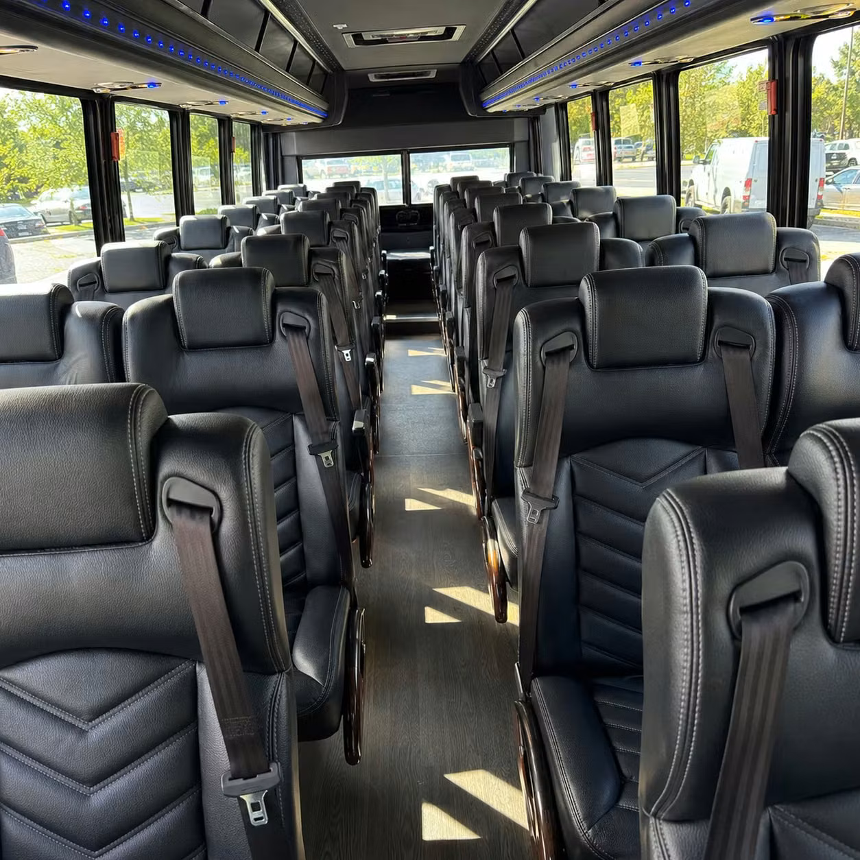 35 passenger minibus interior