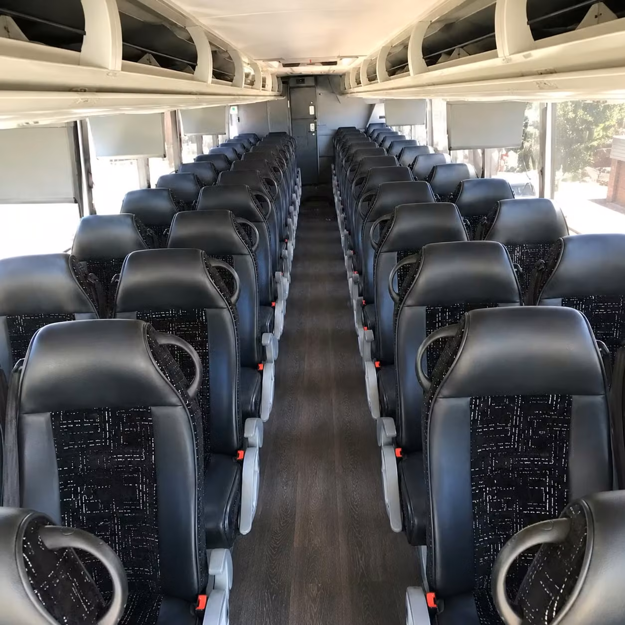 oakland charter bus rental inside
