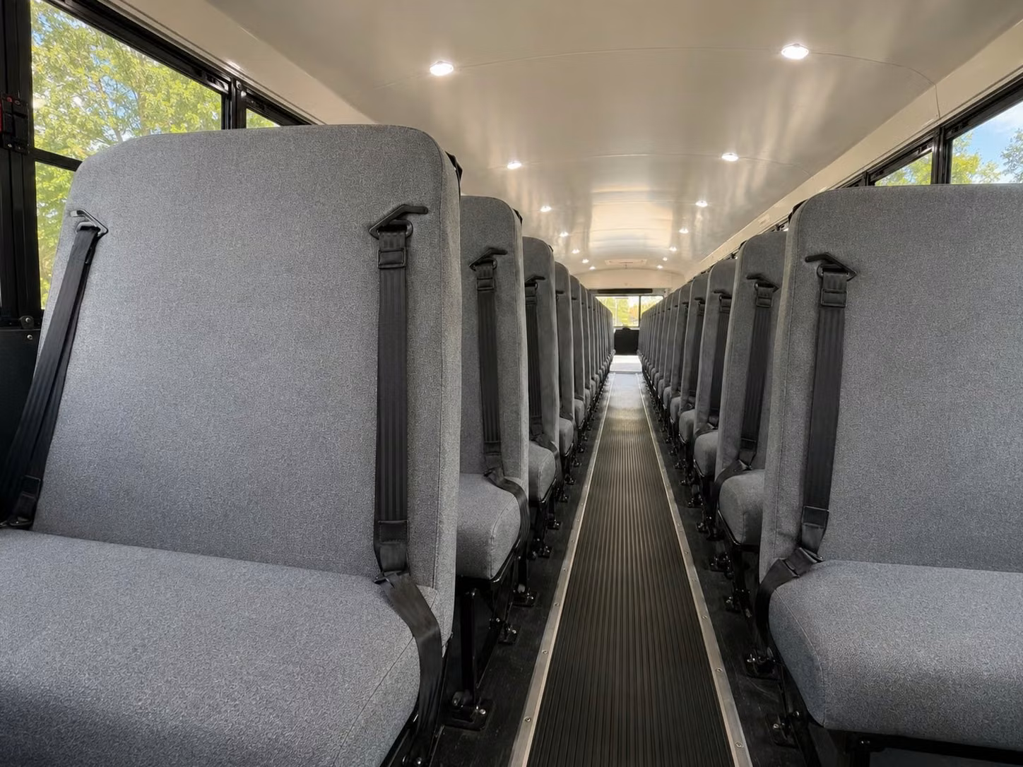 school bus interior