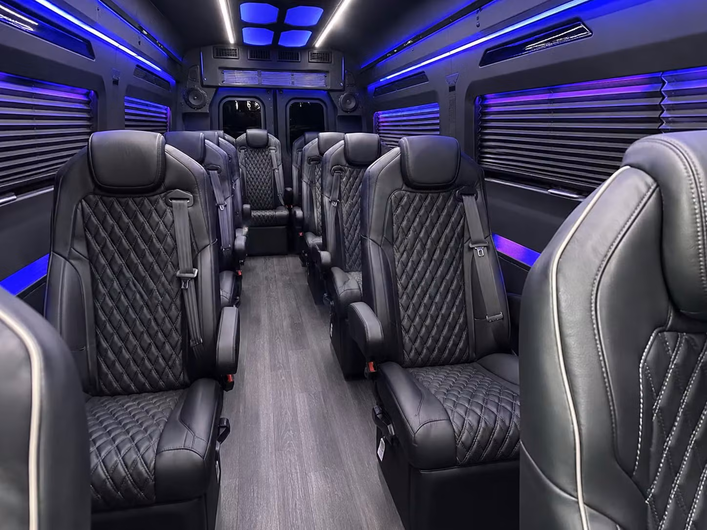 sprinter van with driver inside